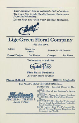 Crystal-Pure Advertisement, May 1940