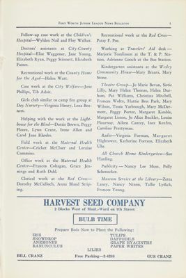 Harvest Seed Company Advertisement, October 1940