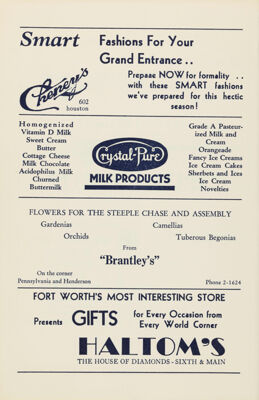 Brantley's Advertisement, November 1940