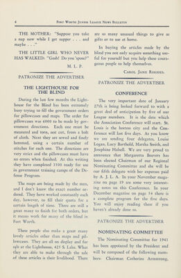 The Lighthouse for the Blind, January 1941
