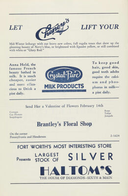 Cheney's Advertisement, February 1941