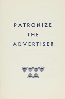 Patronize the Advertiser