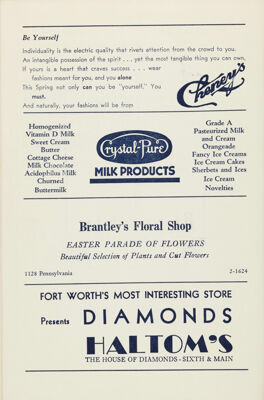 Brantley's Advertisement, April 1941