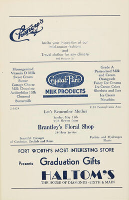 Brantley's Advertisement, May 1941
