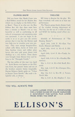Ellison's Advertisement, May 1941