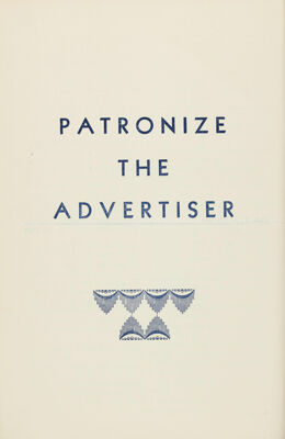 Patronize the Advertiser