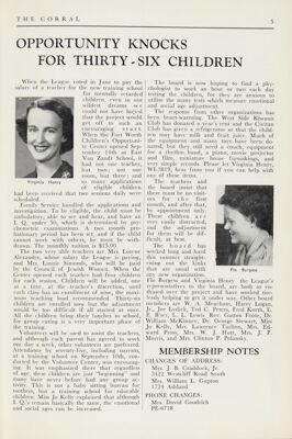 Membership Notes, October 1953