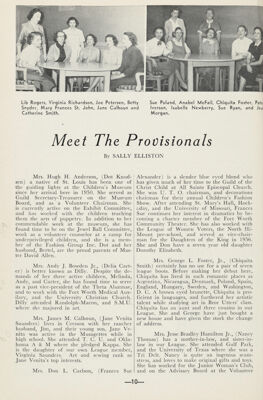 Meet the Provisionals, May 1956