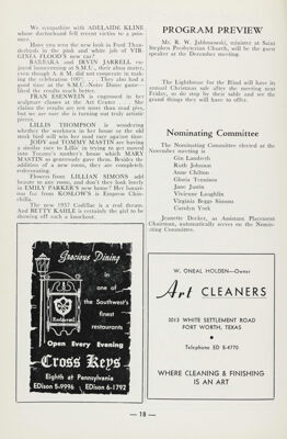 Nominating Committee, December 1956