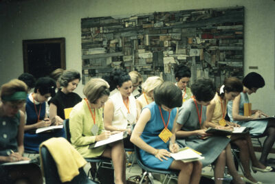 Provisional Members in Workshop Slide, May 1969
