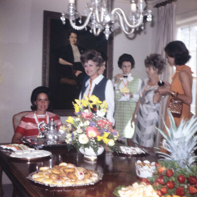 Provisional Members in Dining Room Slide, April 1969