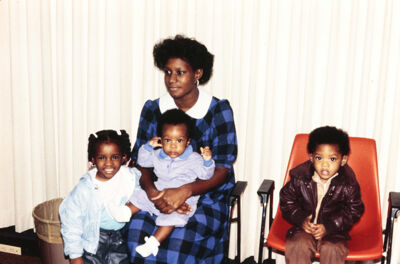 Clients at the Sickle Cell Anemia Association Slide 1, February 1985