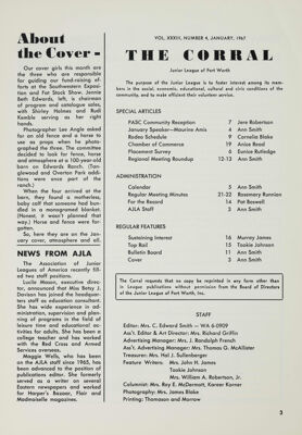 The Corral, Vol. XXXIII, No. 4, January 1967