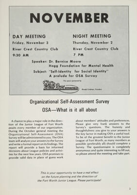 November Meetings, November 1978