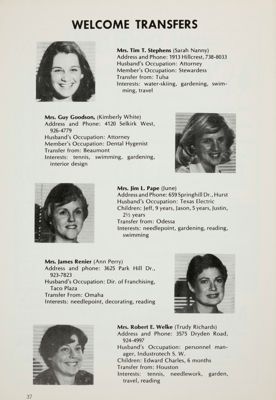 Welcome Transfers, October 1978