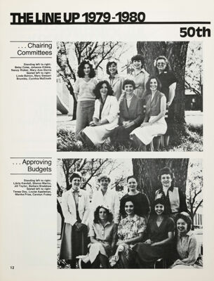The Line Up, 1979-1980: 50th Anniversary Board of Directors