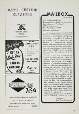 Acme Tent & Awning Co. Advertisement, October 1978