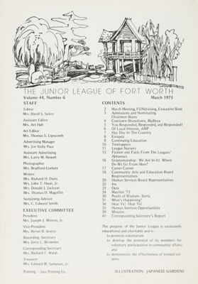 The Corral, Vol. 44, No. 6, March 1975 Title Page