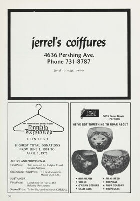 Double Exposure Contest Advertisement, February 1975