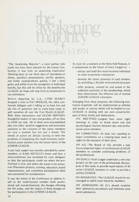 The Awakening Majority, November 1-3, 1974