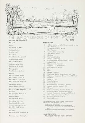 The Corral, Vol. 44, No. 8, May 1975 Title Page