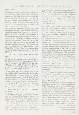 The Equal Rights Amendment and You, May 1975