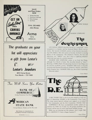Acme Tent & Awning Co. Advertisement, May 1976