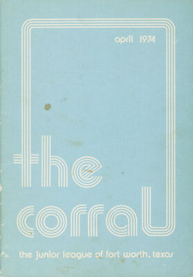 The Corral, April 1974 Front Cover