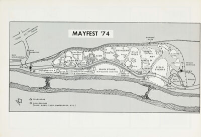 Mayfest '74 Map