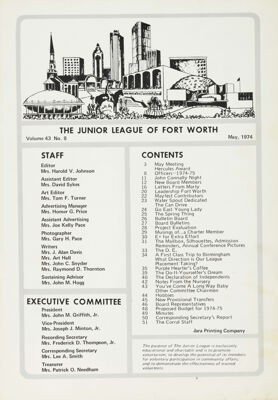 The Corral, Vol. 43, No. 8, May 1974 Title Page