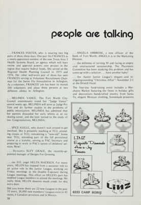 People Are Talking, November 1976
