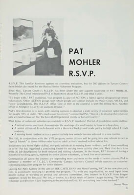 Pat Mohler R.S.V.P.