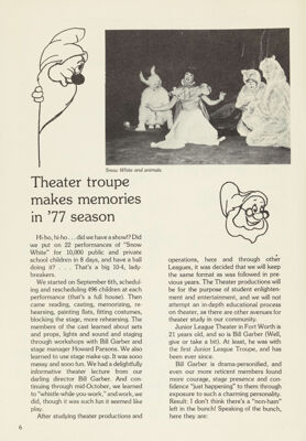 Theater Troupe Makes Memories in '77 Season