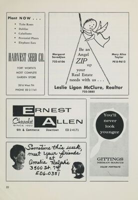 Amelia Ralph's Advertisement, June 1969