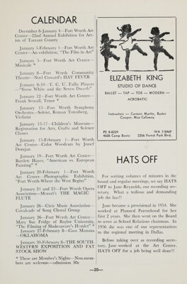 Hats Off, January 1959