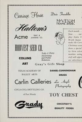 Advertisers, December 1960