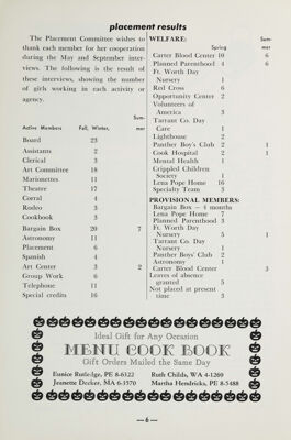Menu Cook Book Advertisement, November 1961