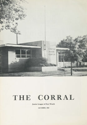 The Corral, Vol. XXX, No. 1, October 1963 Front Cover