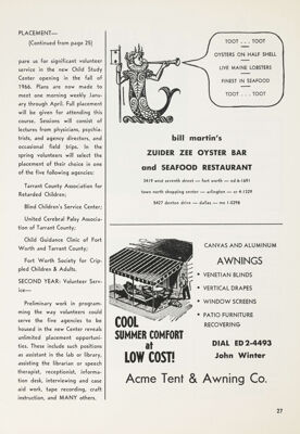 Acme Tent & Awning Co. Advertisement, May 1965