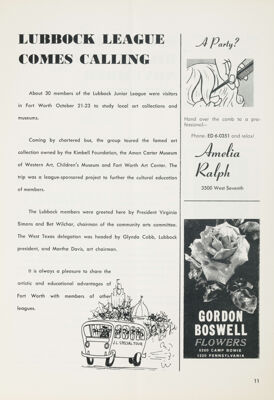 Amelia Ralph Beauty Shop Advertisement, November 1965