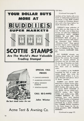 Acme Tent & Awning Co. Advertisement, December 1965