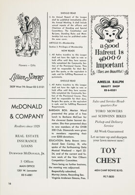 Amelia Ralph Beauty Shop Advertisement, May 1966