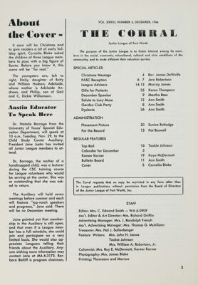 About the Cover, December 1966