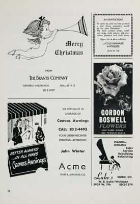 Acme Tent & Awning Co. Advertisement, December 1966