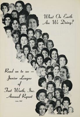 The Corral: Junior League of Fort Worth, Inc. Annual Report, June 1967 Front Cover