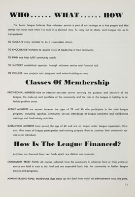 Classes of Membership