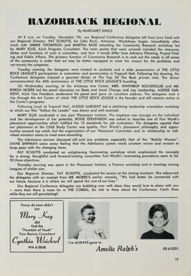 Amelia Ralph's Advertisement, December 1967