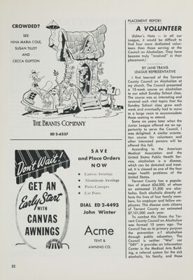 Acme Tent & Awning Co. Advertisement, March 1967