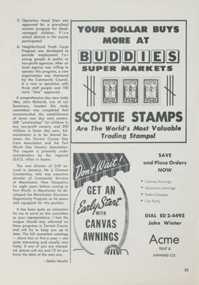 Acme Tent & Awning Co. Advertisement, April 1967