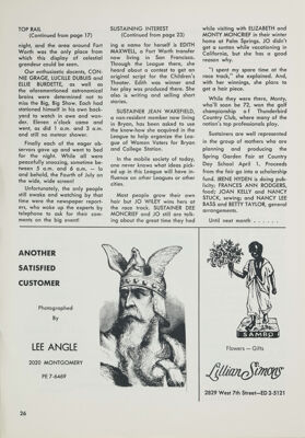 Sustaining Interest, April 1967, Continued